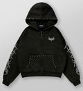 Tribal Stud Zip-Ups negra