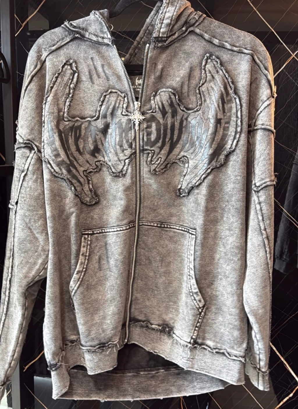 Breathedivinity hoodie gris