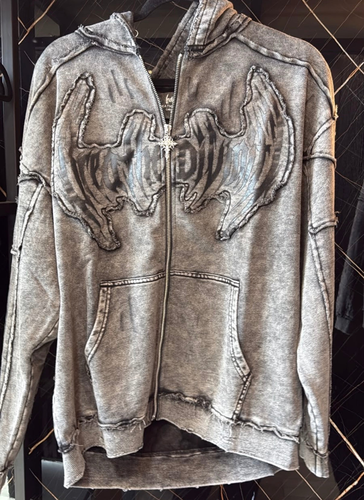Breathedivinity hoodie gris