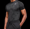 GEO SEAMLESS T-SHIRT negra