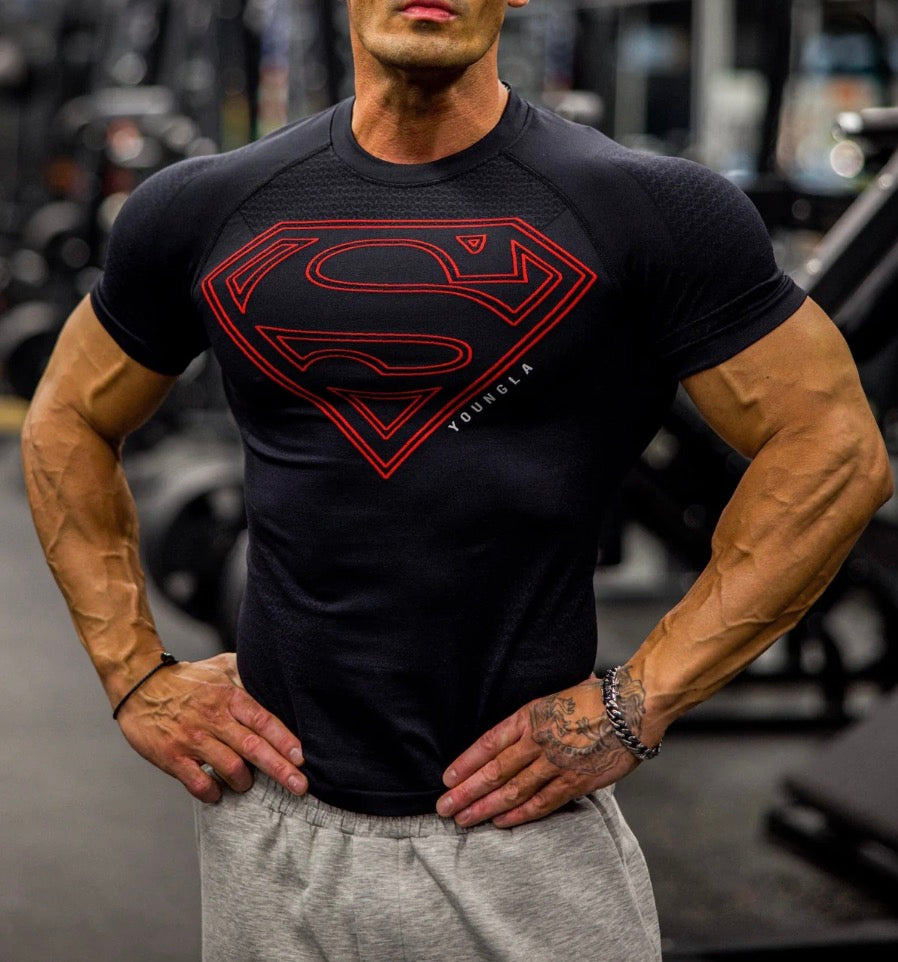 Superman Compression Tees Youngla
