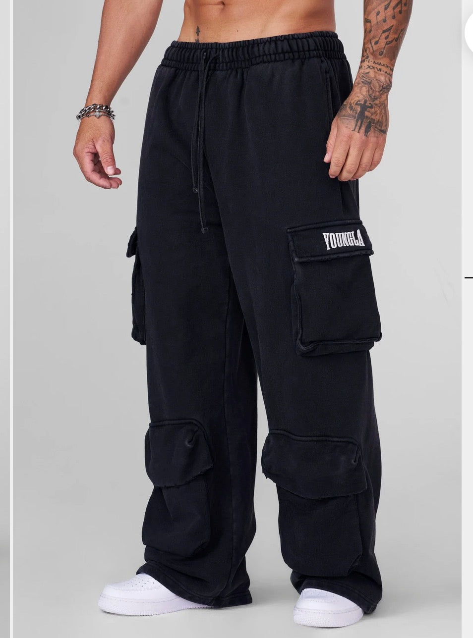 Heritage Cargo Sweats negro