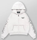 Tribal Stud Zip-Ups blanca