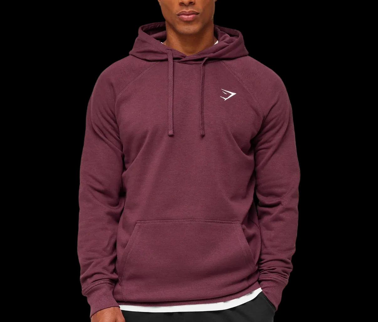 Gymshark Crest Hoodie - GS Impact Burgundy