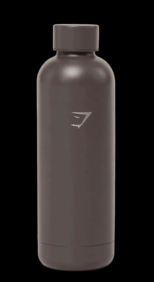 Gymshark 500ml Bottle - Cool Brown / Pink