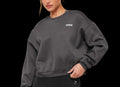 Gymshark Cosy Luxe Sweatshirt - Onyx Grey