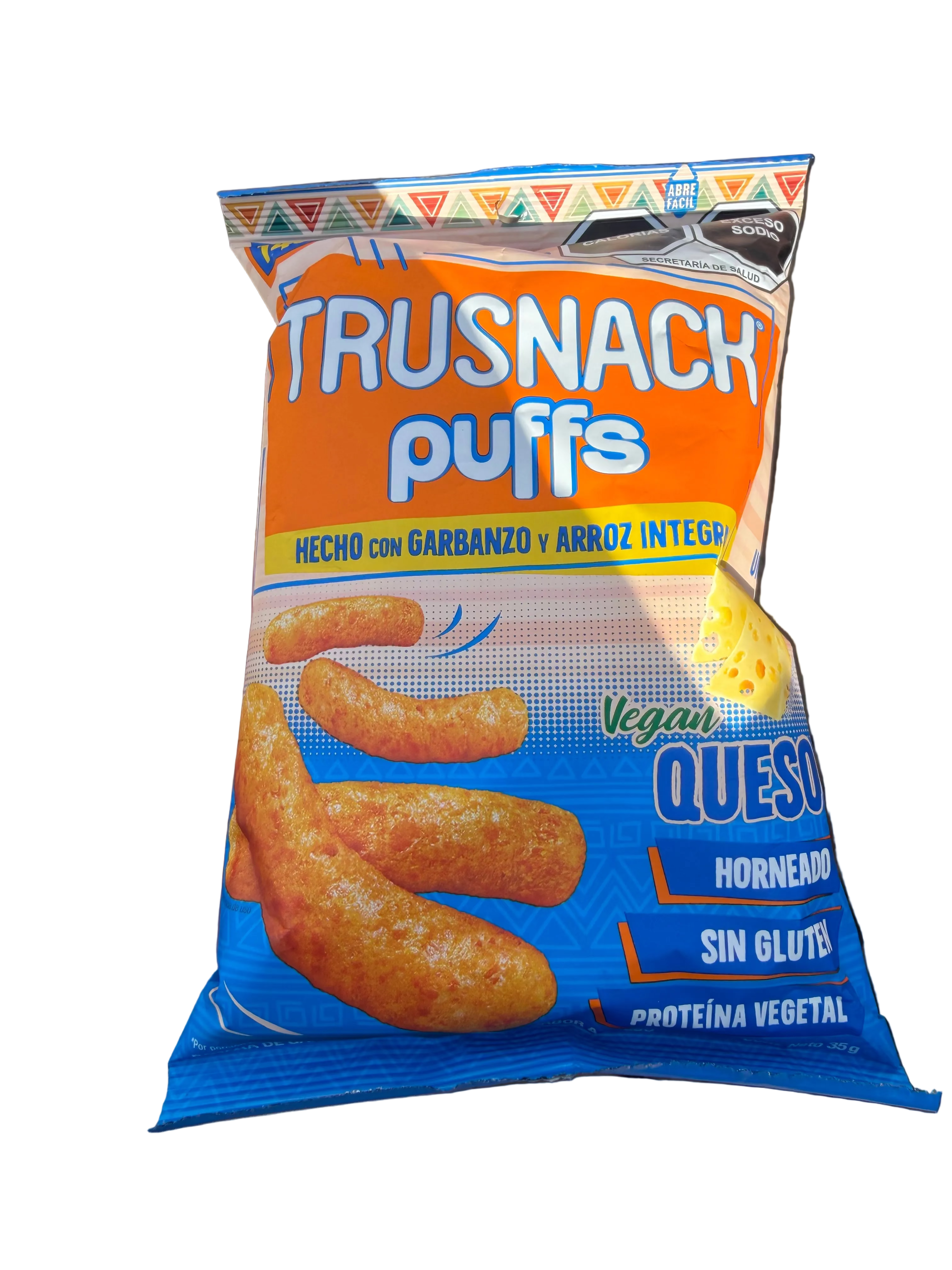 Trusnack puffs garbanzo y arroz integral