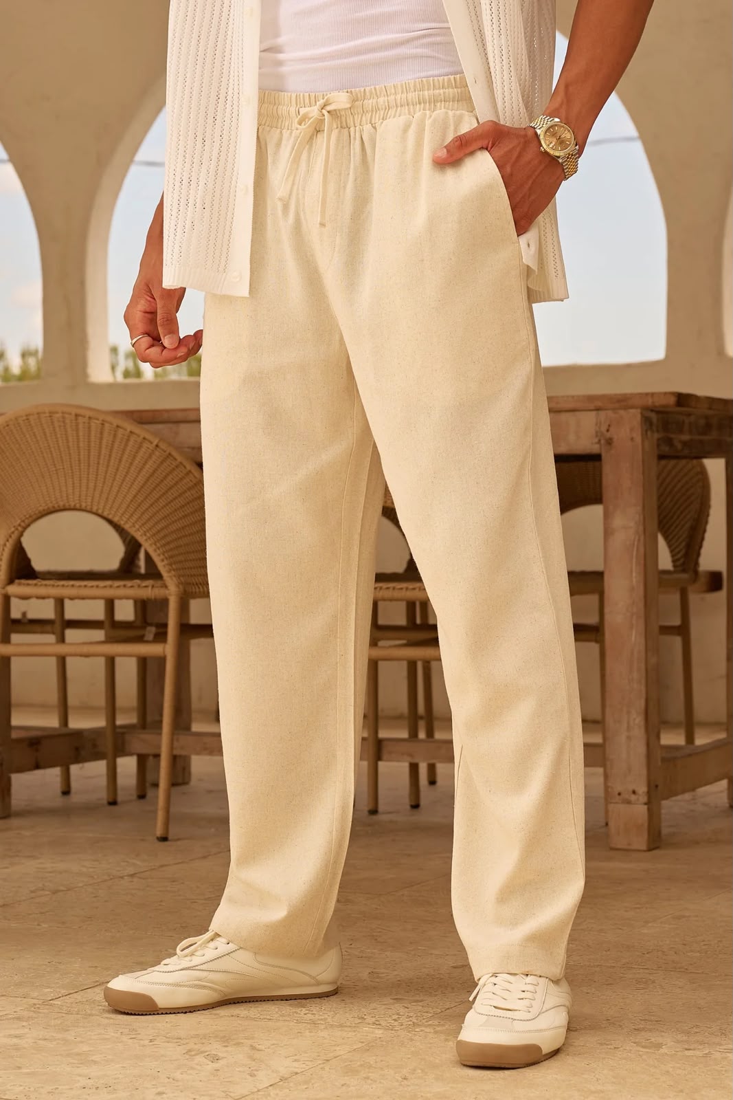 Beach Club Linen Pants Youngla