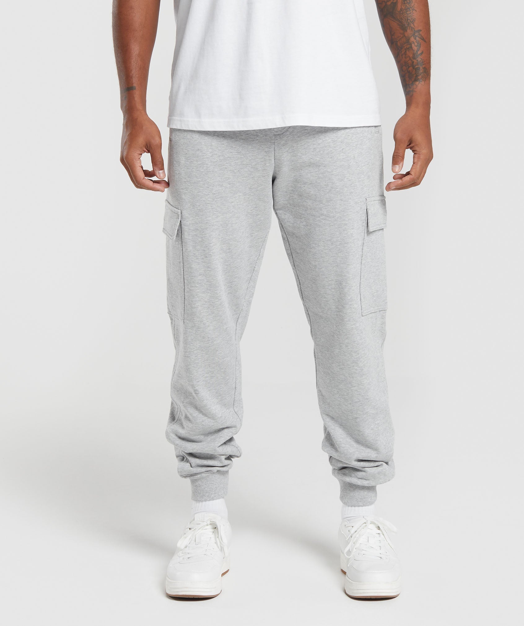 GymShark Jogger Rest Day Essential Cargo Gris