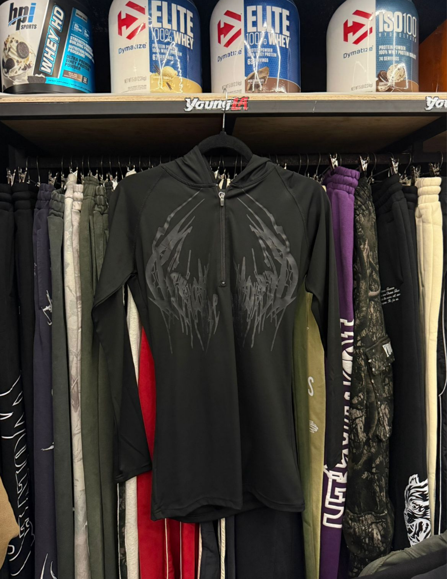 Breathedivinity Compression Hoodie Black Mate