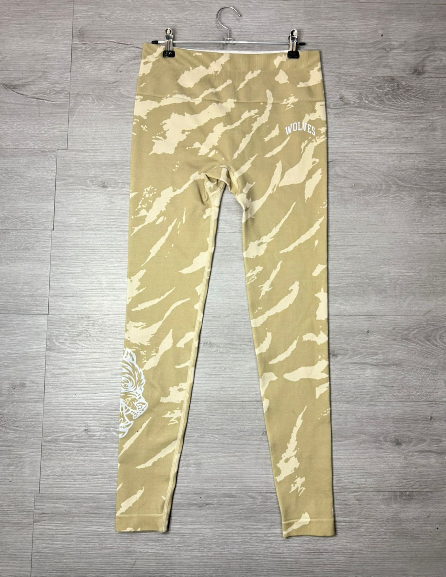 DarcSports Yellow Print Leggings