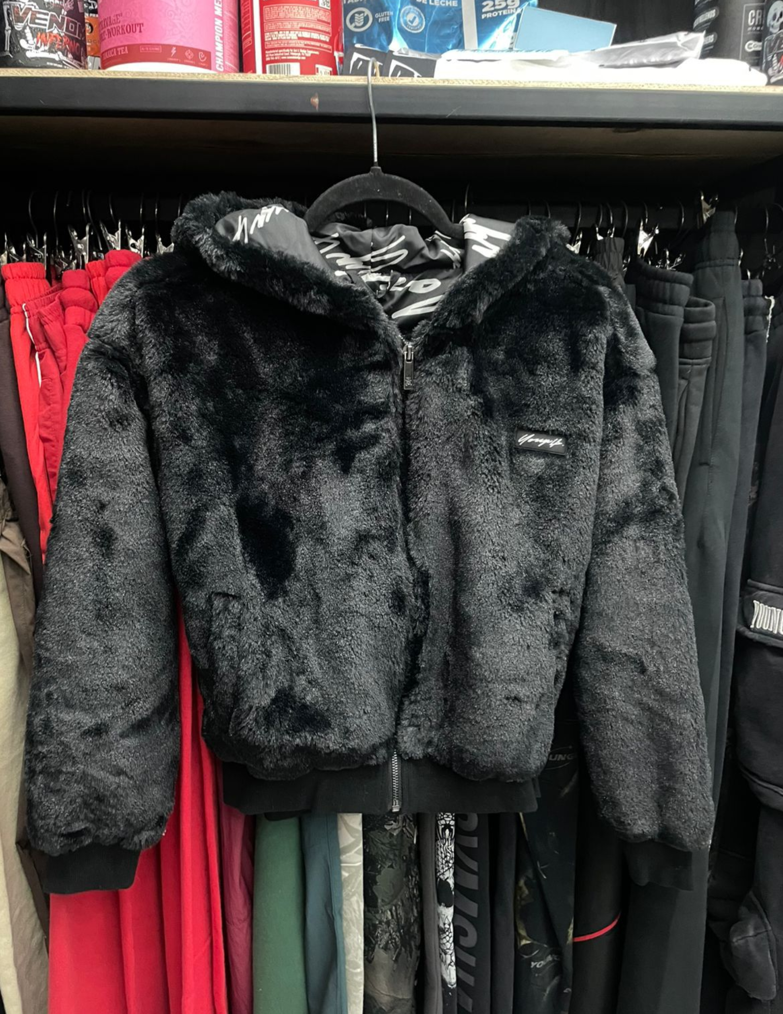 YoungLA Cropped Jacket Negra