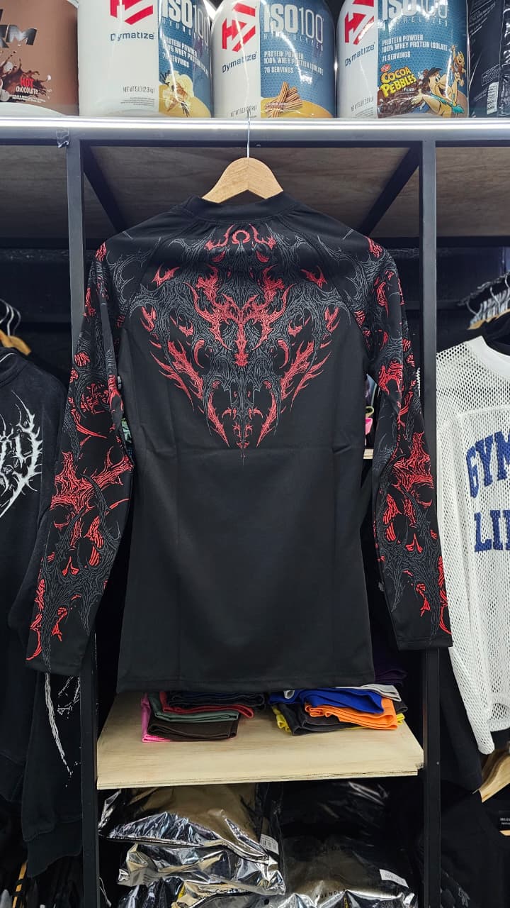 Breathedivinity Compression Dragon Dark Red