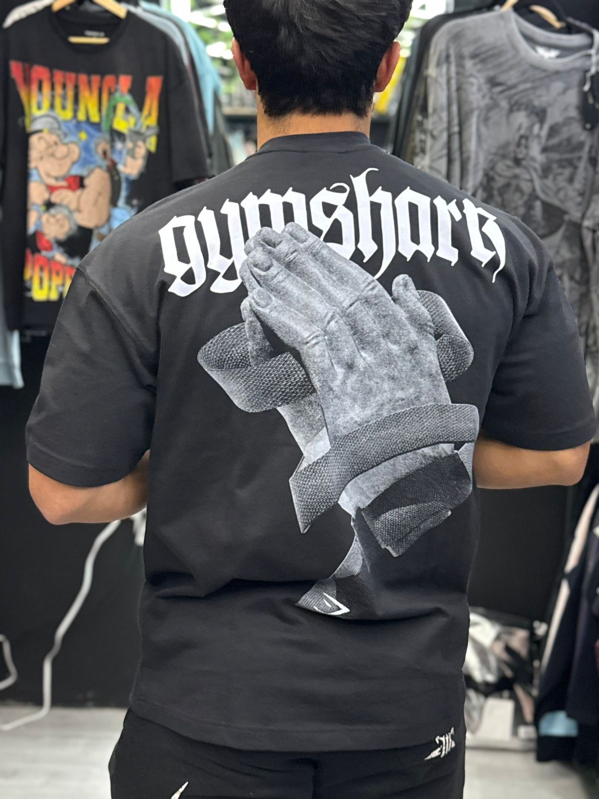 GymShark Prayer Hands T-Shirt