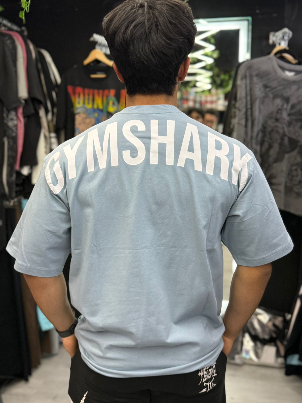 GymShark Power T-Shirt Blue