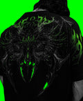 shadow monarch oversized t-shirt verde