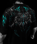shadow monarch oversized t-shirt azul