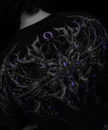 shadow monarch oversized t-shirt morado