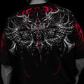 shadow monarch oversized t-shirt roja blanca