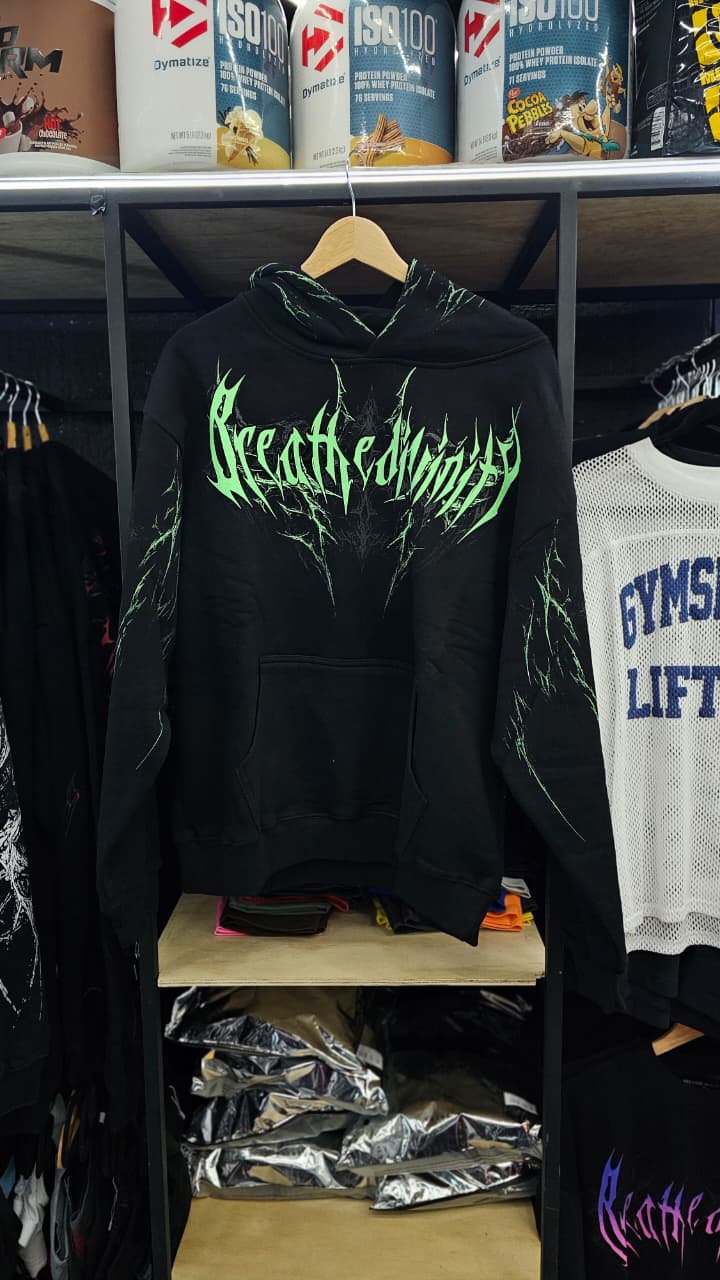 Breathedivinity Hoodie Thunder Green