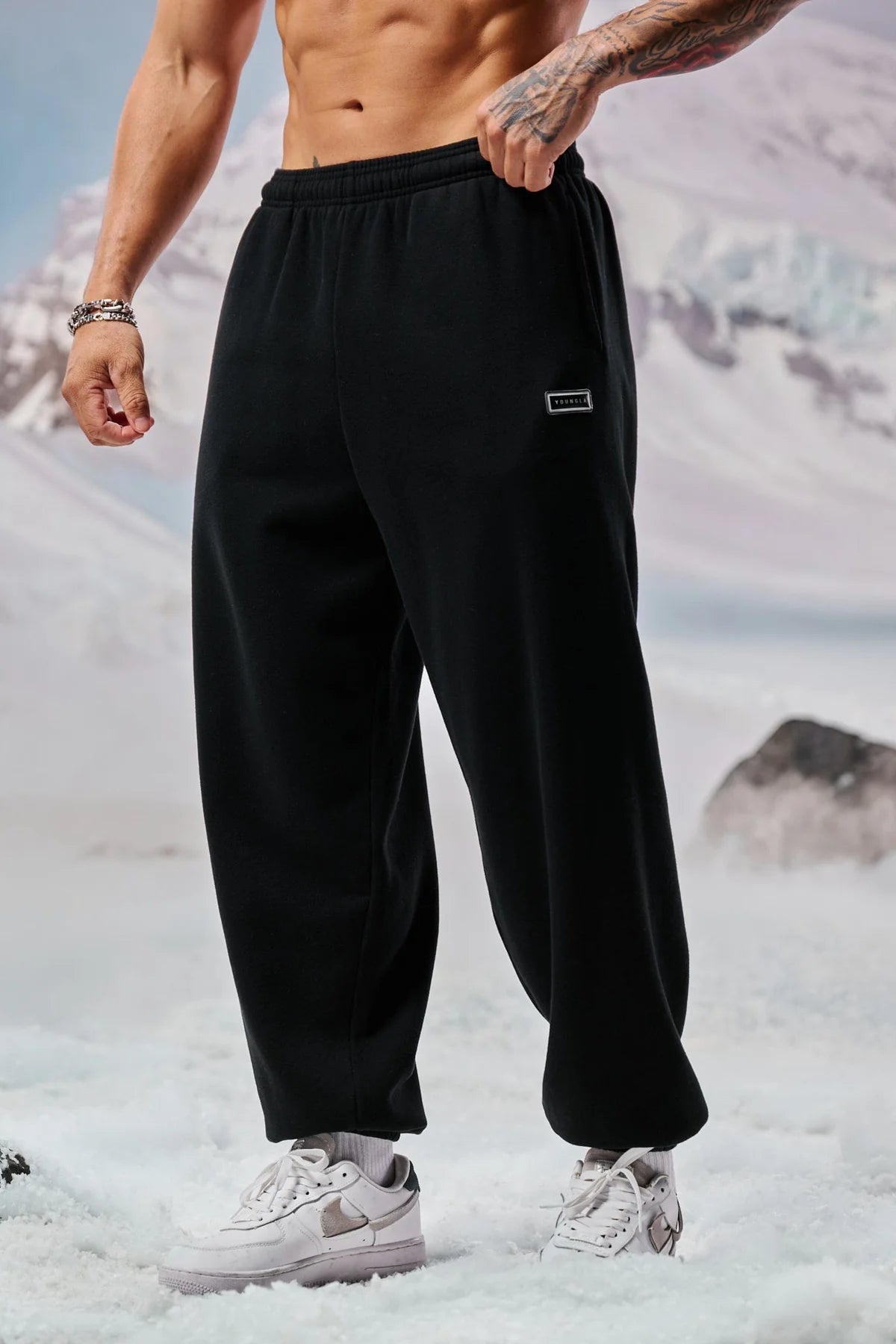 YoungLA Comfy Collection Joggers Negro