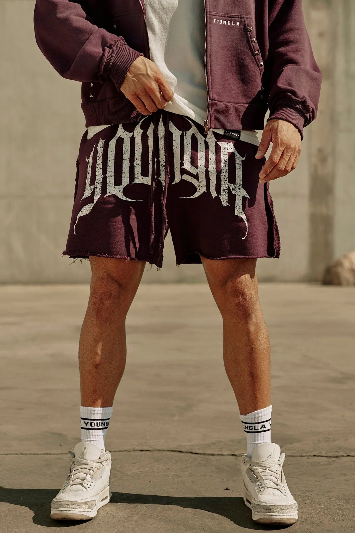 YoungLA Deconstructed Terry Shorts