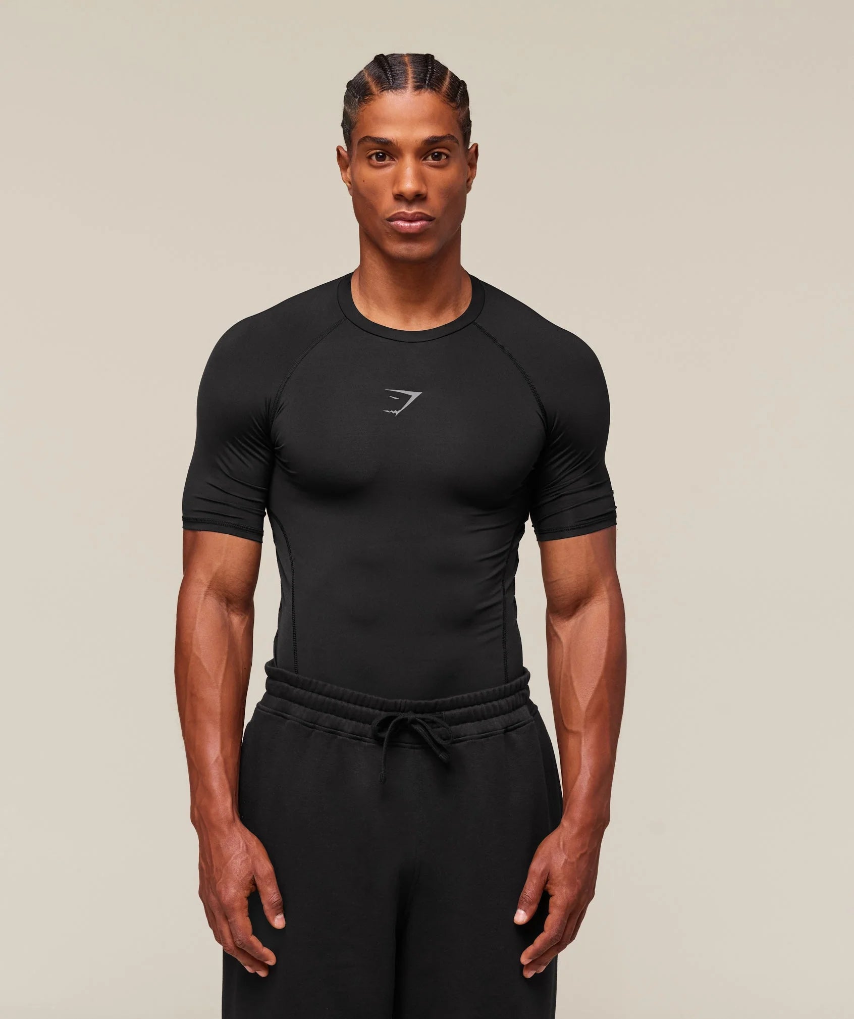 GymShark Element Baselayer T-Shirt Black