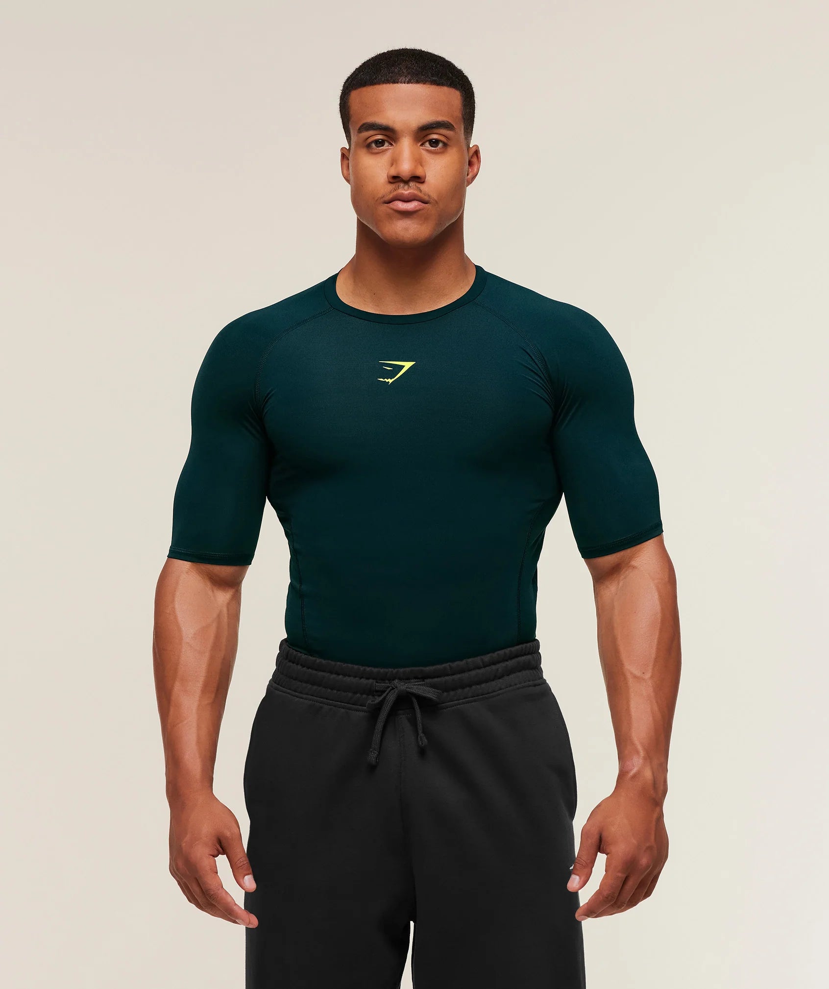 GymShark Element Baselayer T-Shirt Petrol Blue
