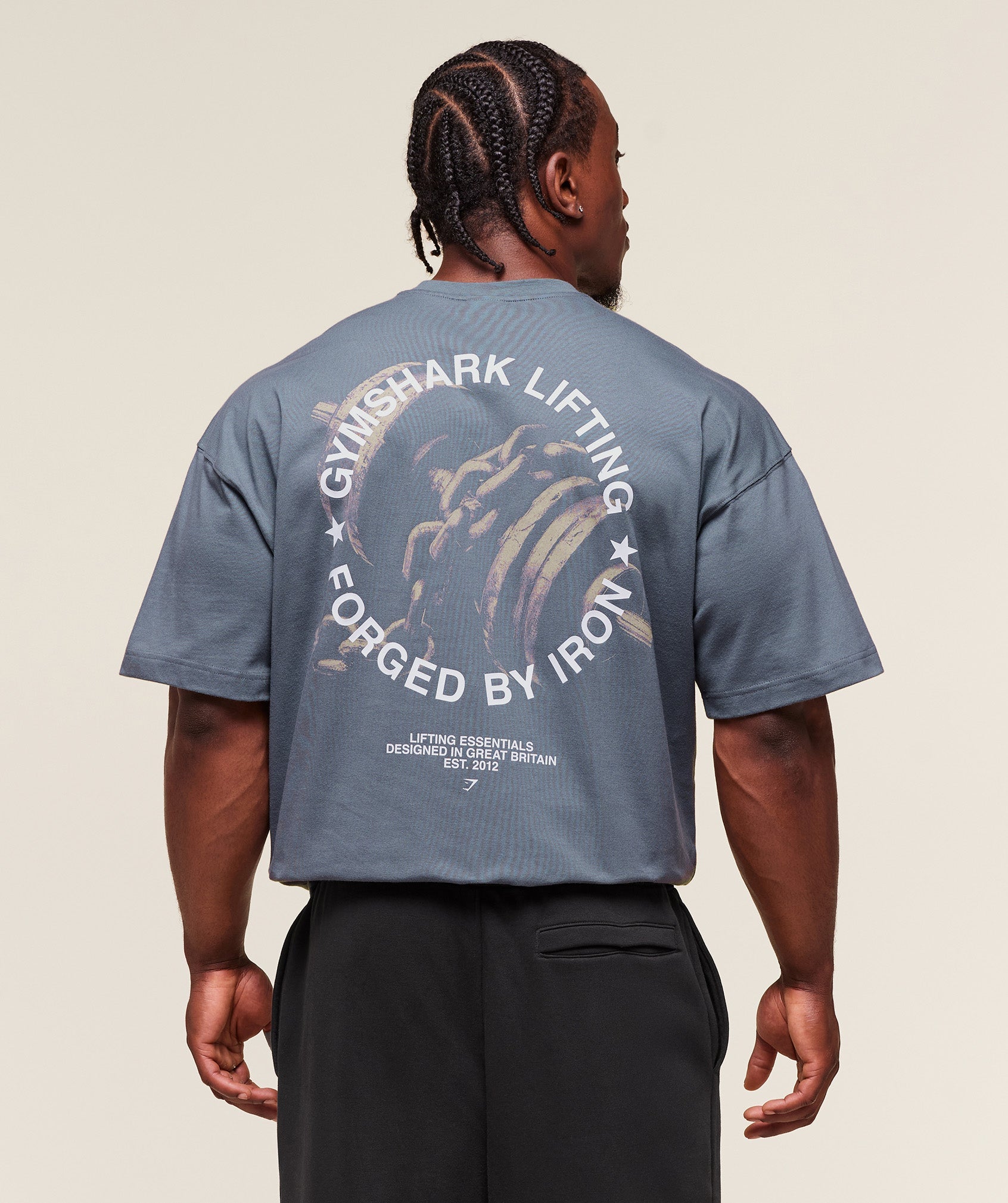 GymShark Forged by Iron Brushed gris