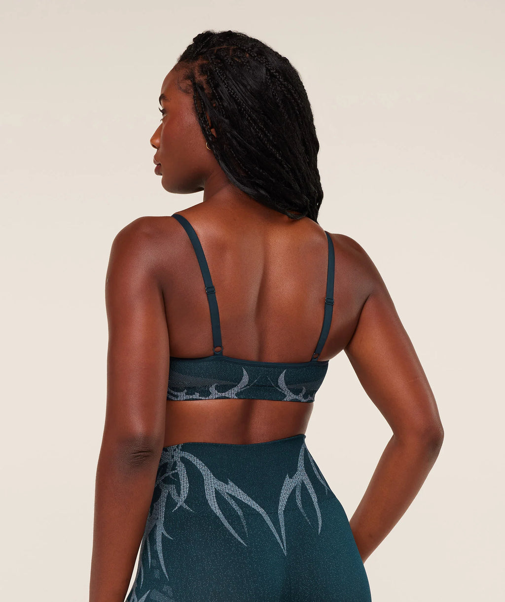 GymShark Storm Seamless Sports Bra Deep Petrol