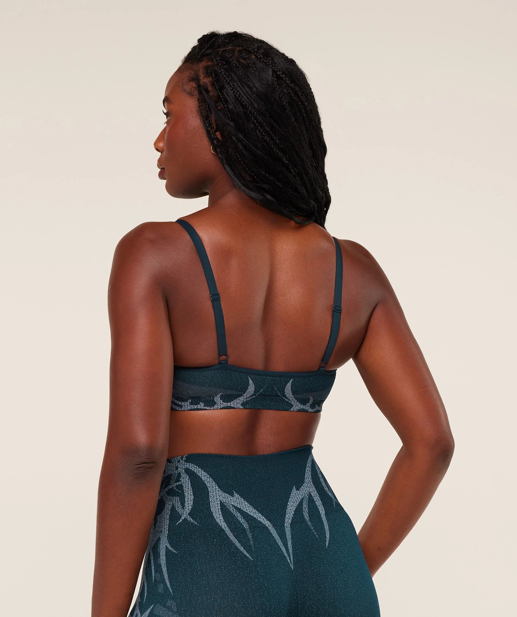 GymShark Storm Seamless Sports Bra Deep Petrol