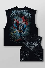 YoungLA Tank Superman Cut Offs