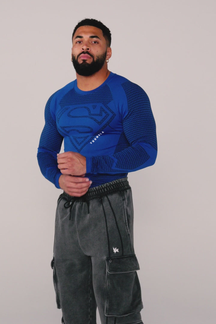 YoungLA Superman Compression Longsleeves