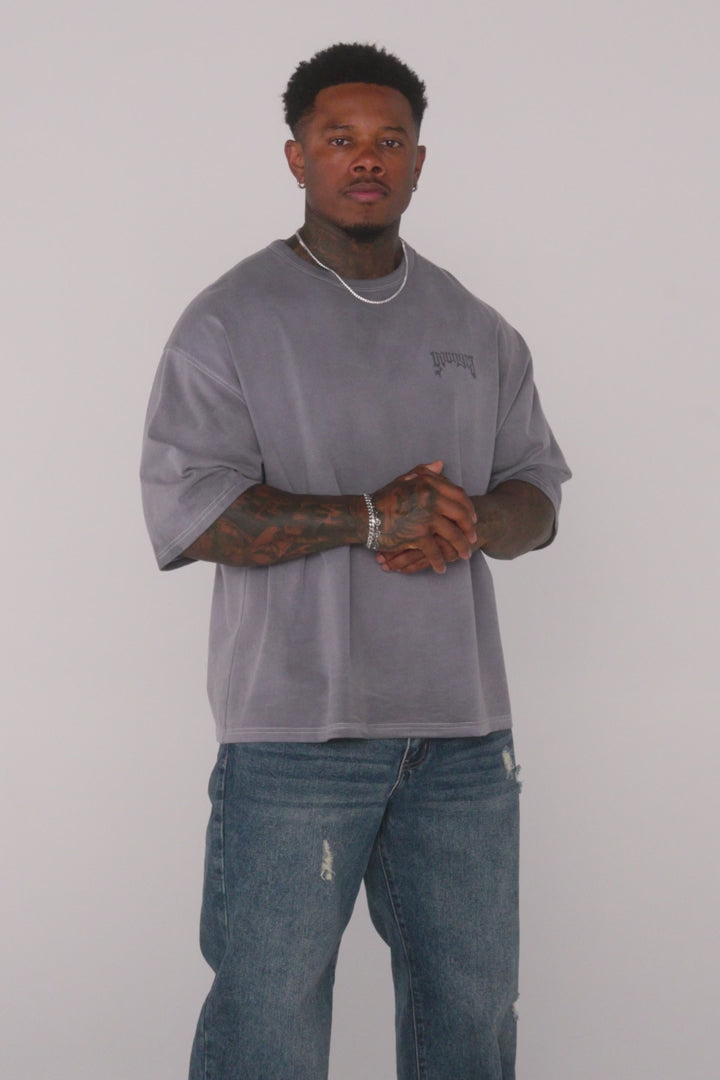 YoungLA Shadow Tees Gray