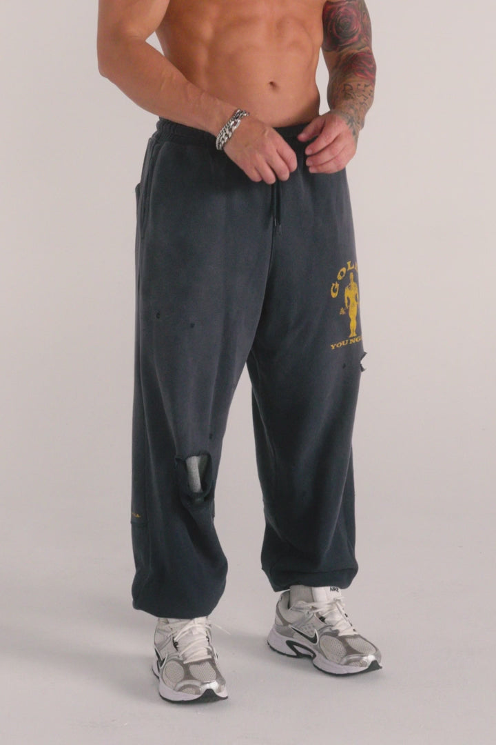 YoungLA Gold's Iron Legacy Layered Joggers