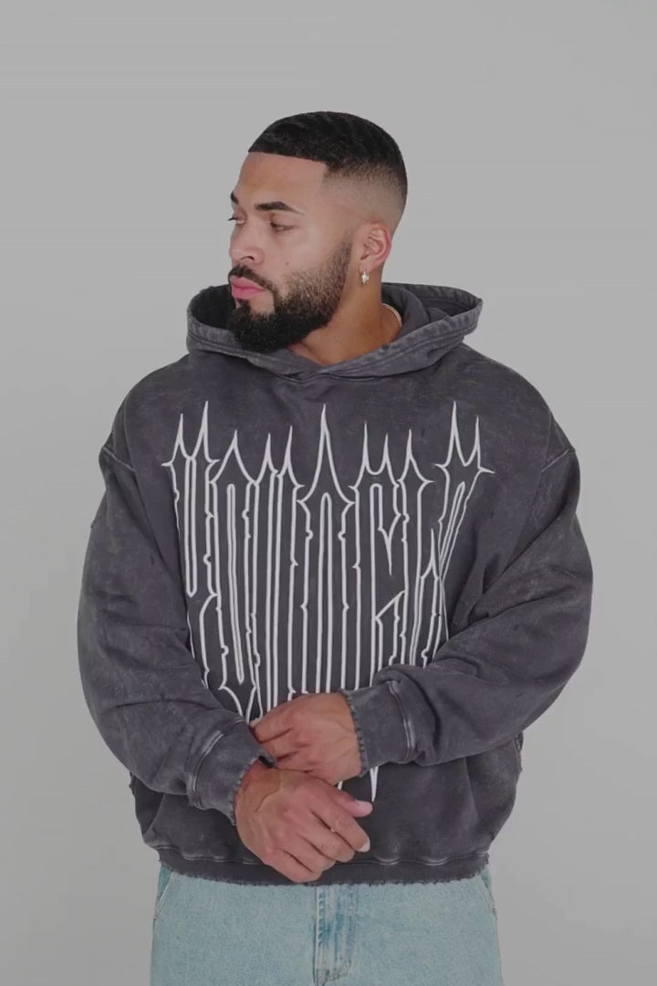 YoungLA Revenge Hoodies Pink Wash