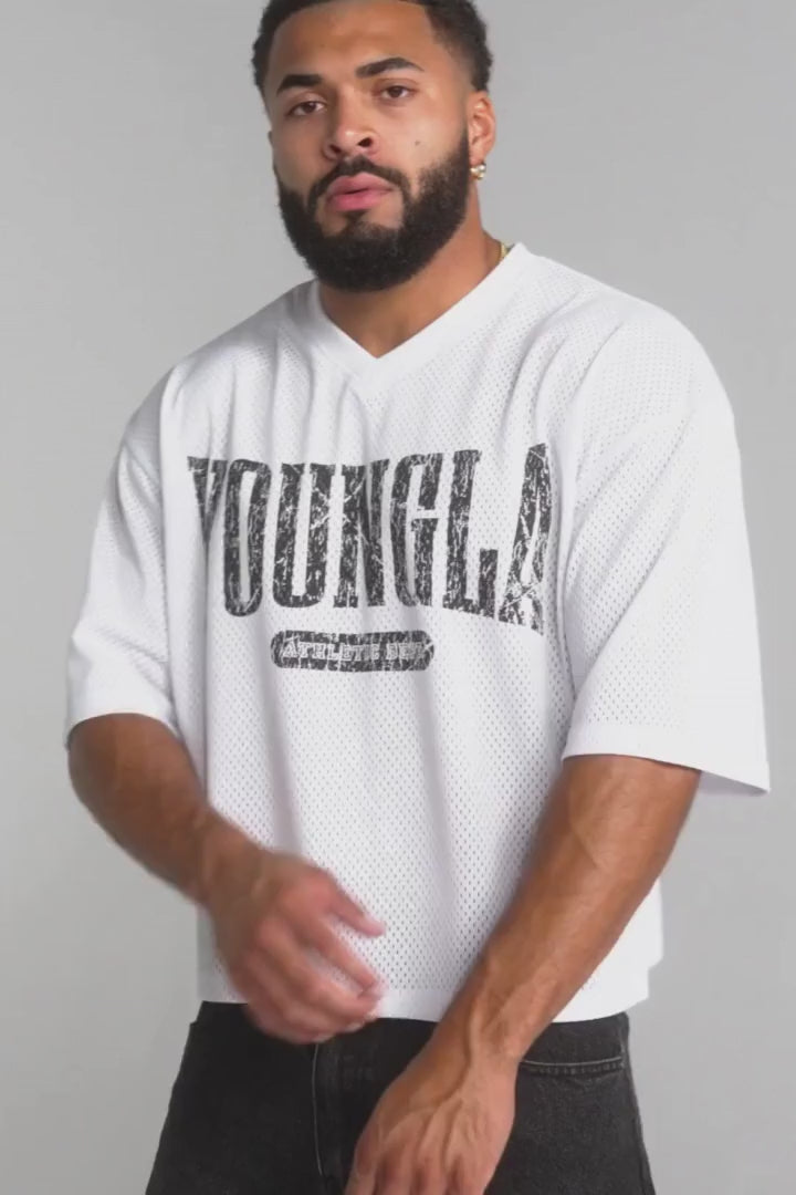 YoungLA Varsity Football Cropped Jersey