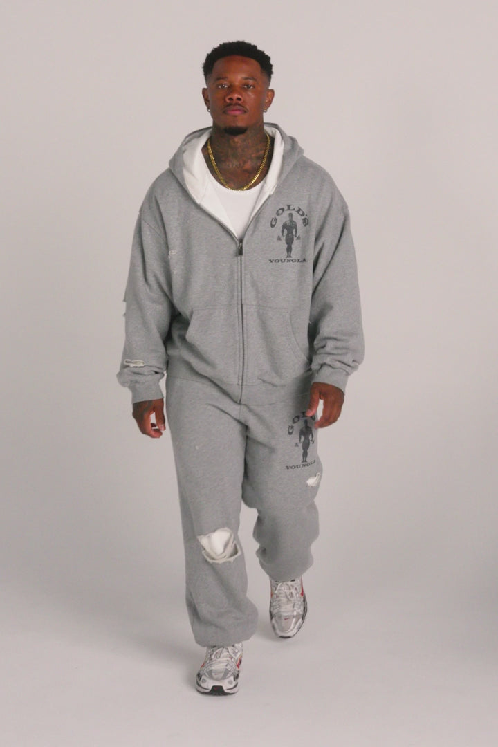 YoungLA Gold's Iron Legacy Layered Zip-Ups