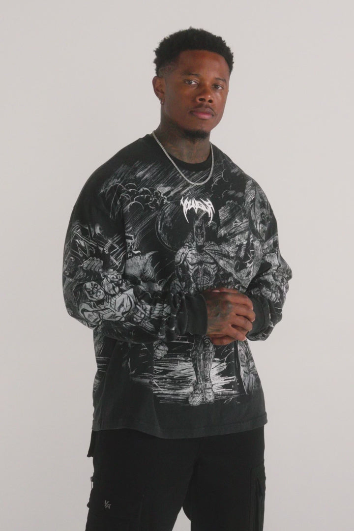 YoungLA BATMAN Comic LongSleeves V1