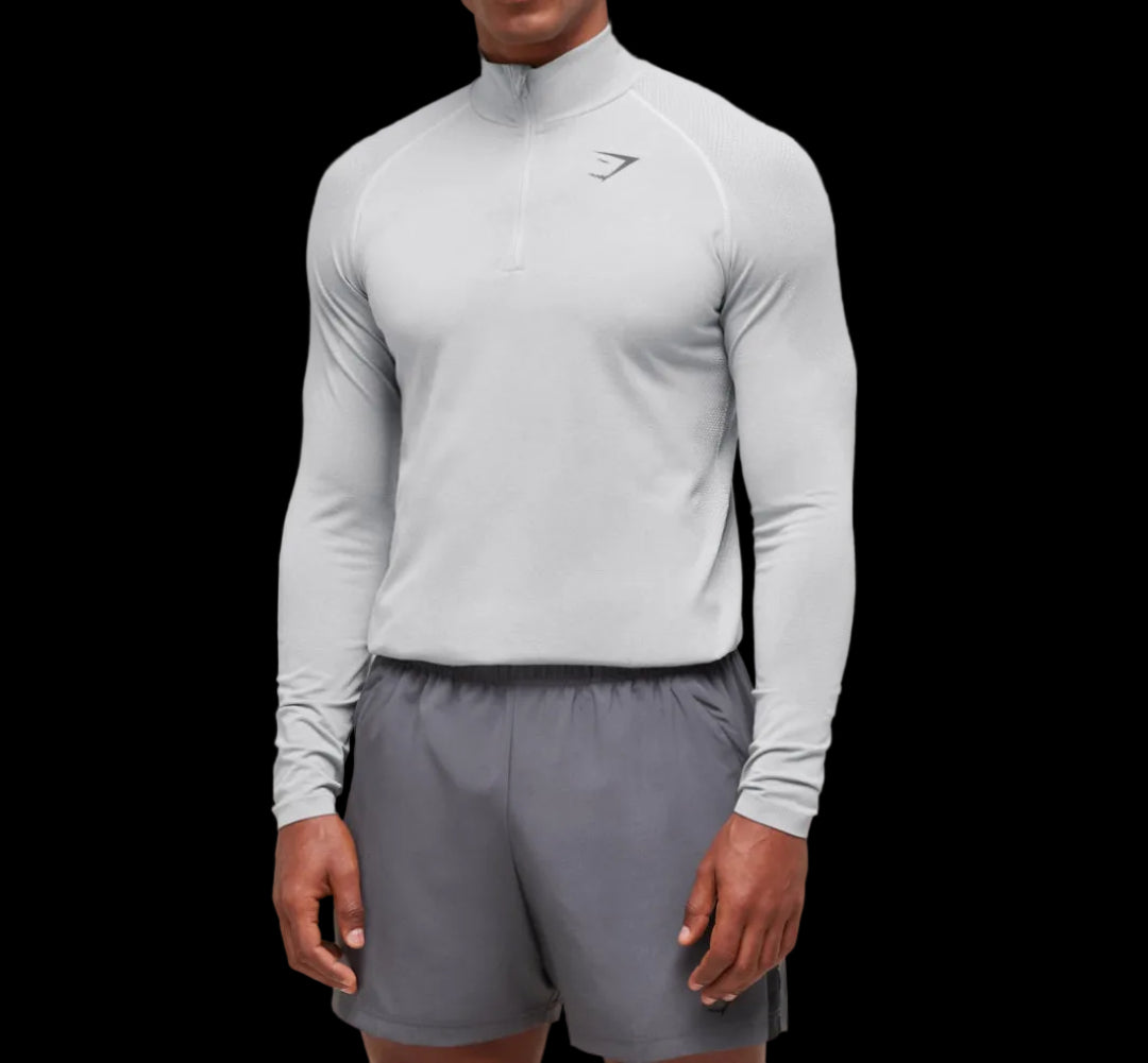 Gymshark vital 1/4 zip grey
