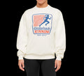 Gymshark Run Club Graphic Sweatshirt - GS Soft White