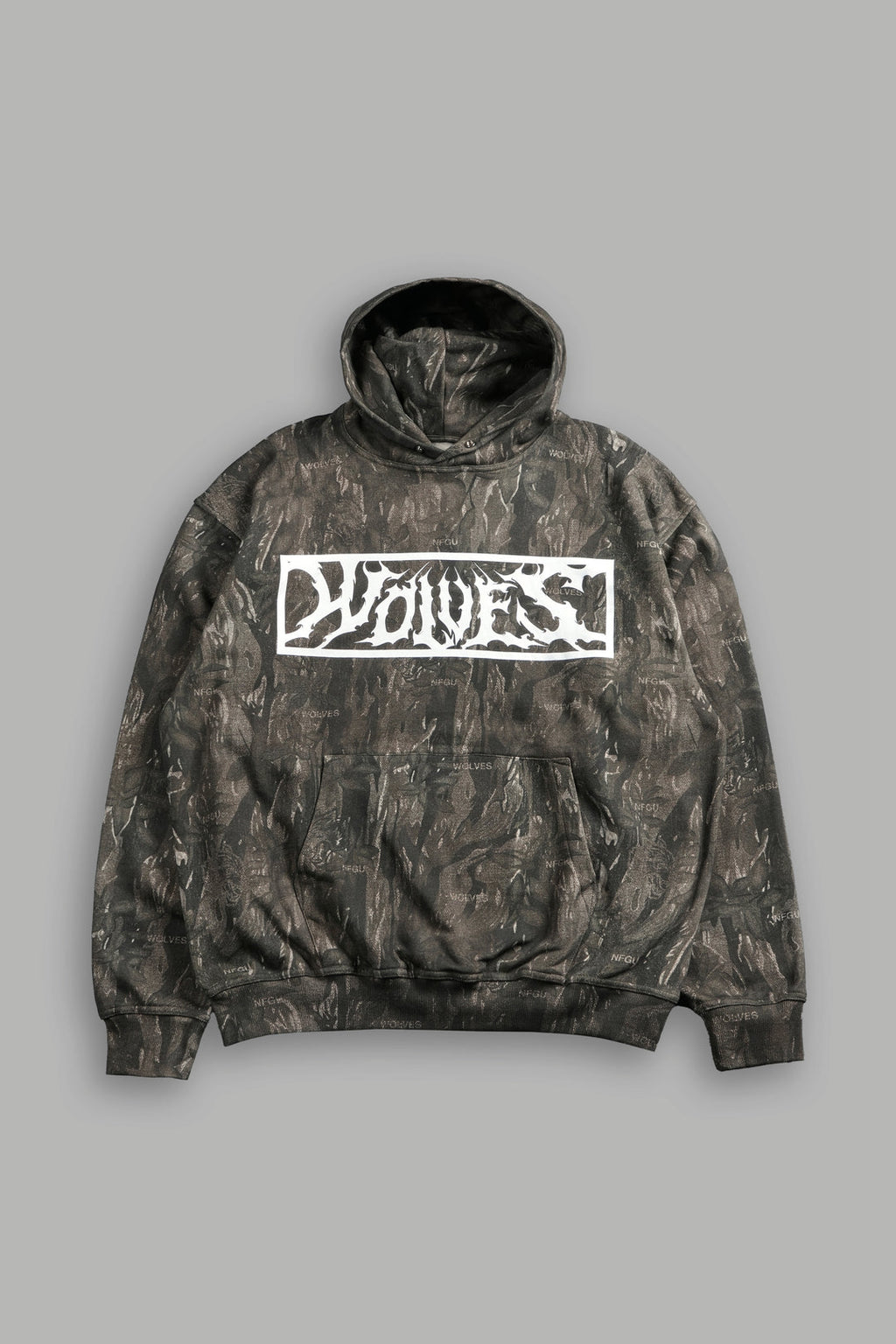 DarcSports Midnight Wolves "Pierce" Hoodie in Vintage Norse Camo