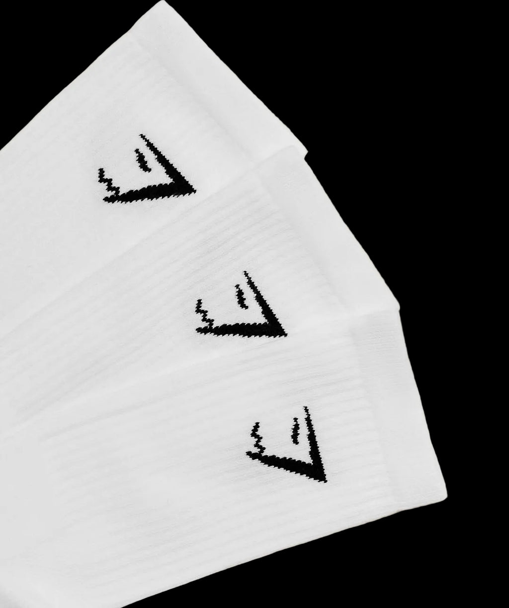 Gymshark Crew Socks 3pk White