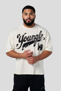 YoungLA Distressed Script Tees