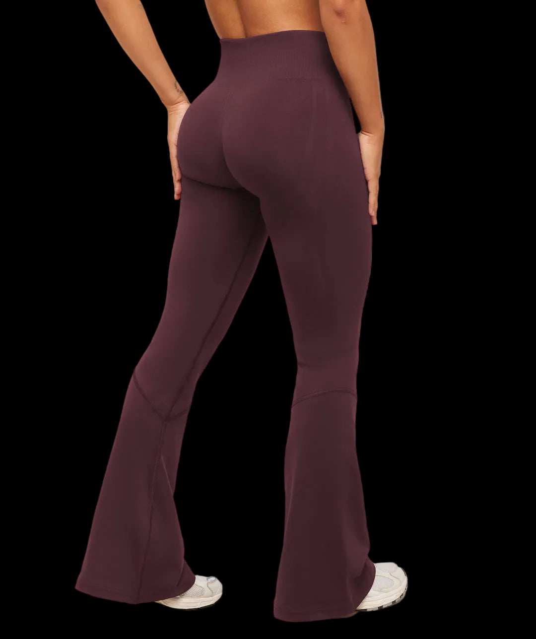 Gymshark Everyday Seamless Flared Leggings - Cherry Purple
