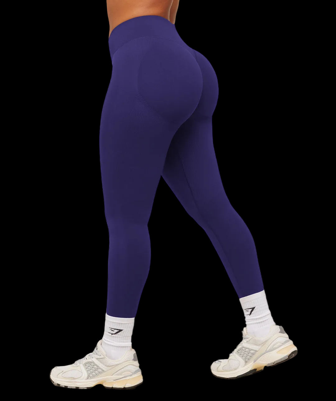Gymshark Lift Seamless 2.0 Mid-Rise Leggings Indigo Purple