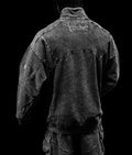 Breathedivinity Embroidered Tactical Sweats Hoodie Gray