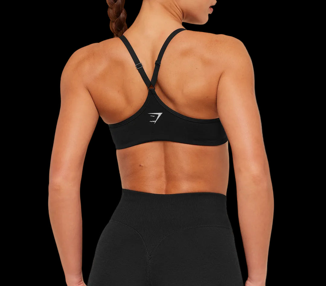Gymshark Interval Seamless Light Support Sports Black
