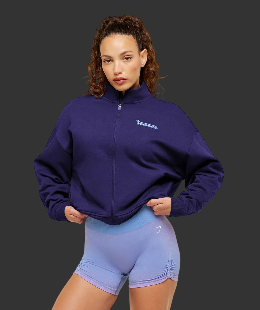 Gymshark Script Embroidery Full Zip Jacket