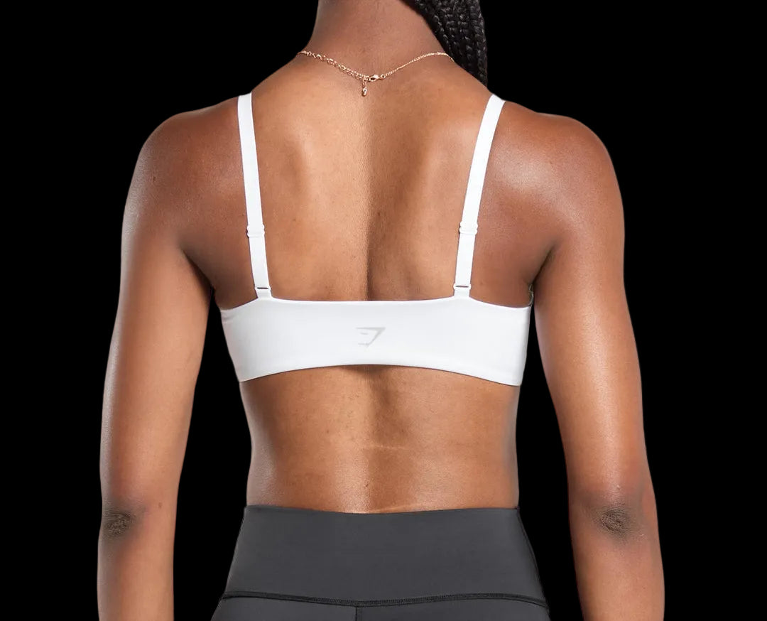 Gymshark Gymshark Twist Front Bralette - White